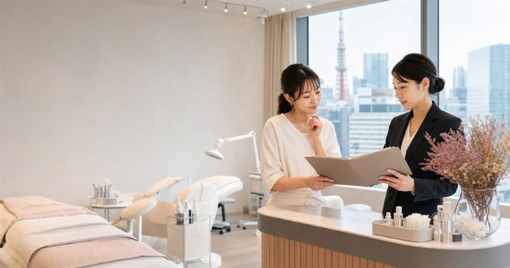 東京のアイラッシュサロンM&Aで事業承継を相談する経営者